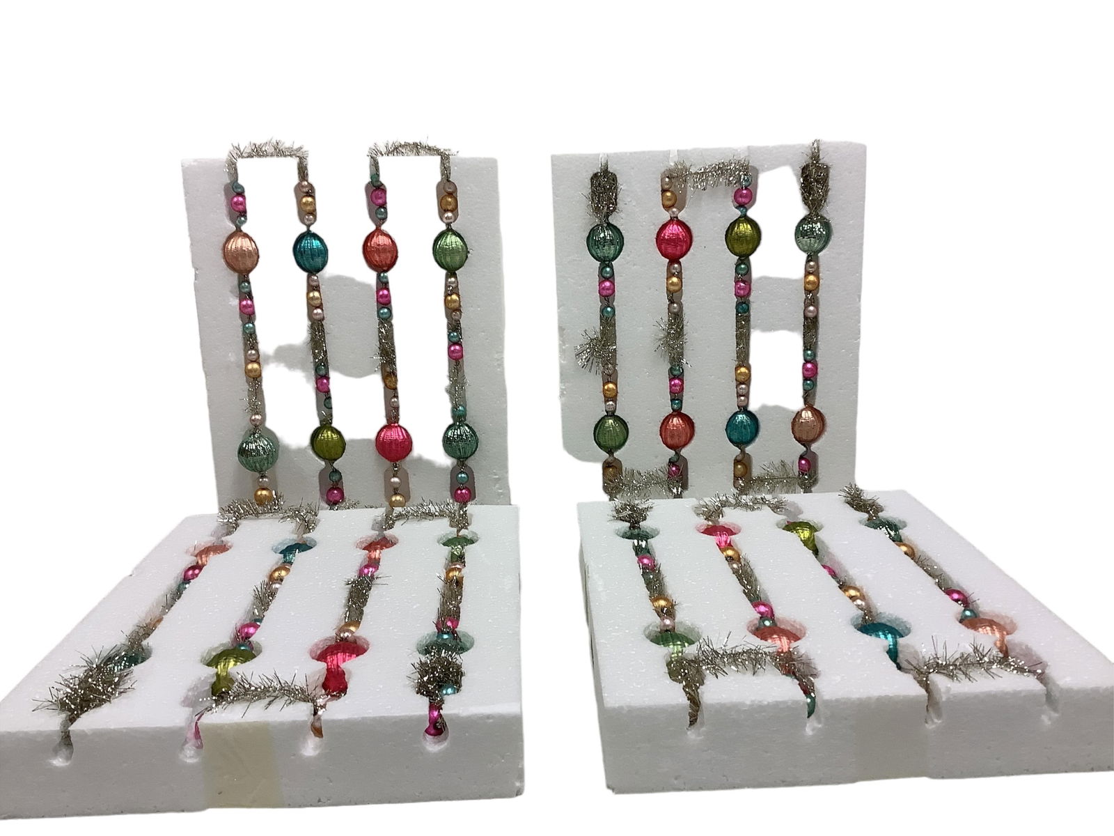 Glass Bead Garland (set of 4) Each strand is 52" in length (1 of 2)