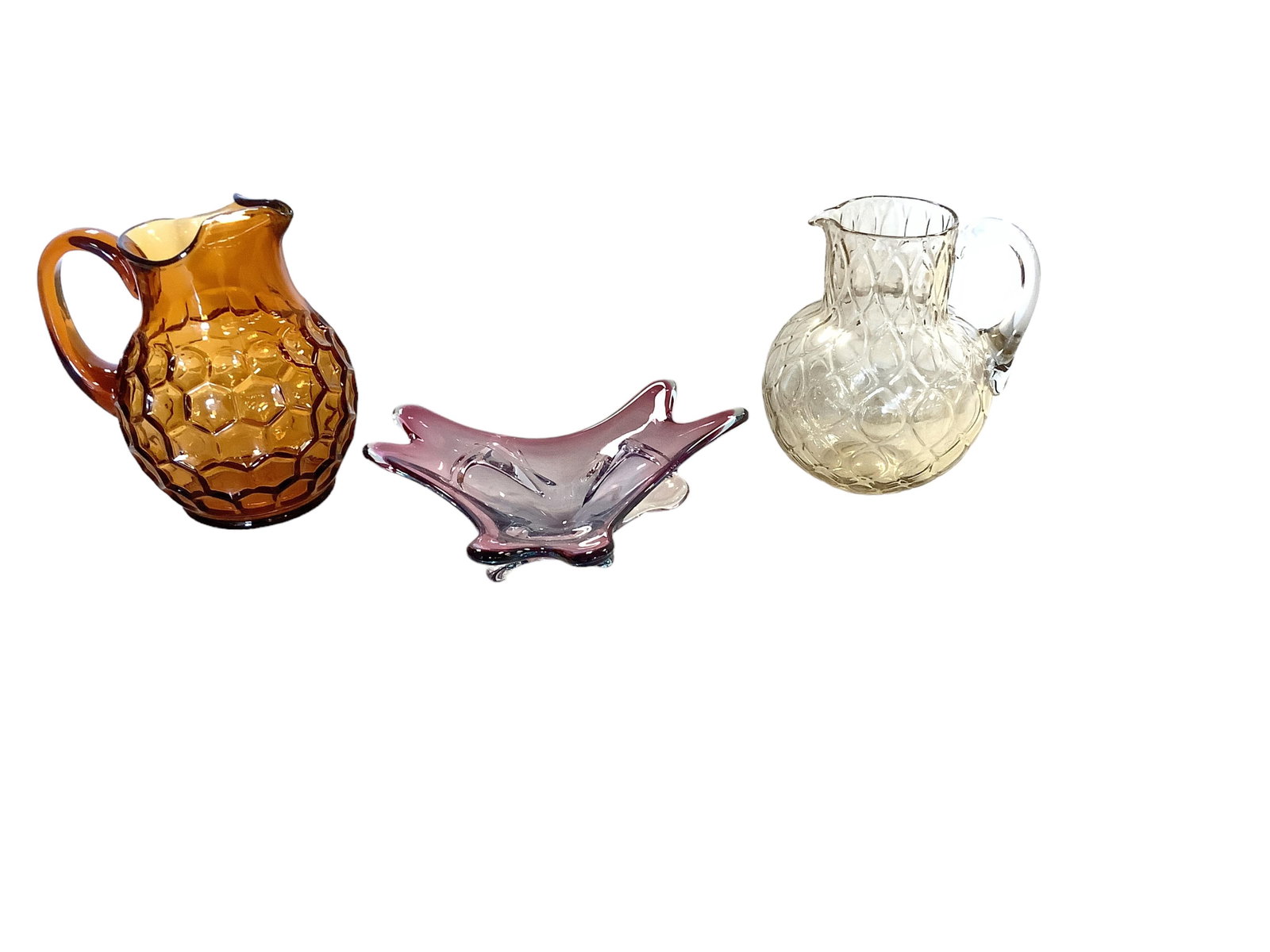 Two Pitchers and a Murano Art Glass Dish (1 of 4)