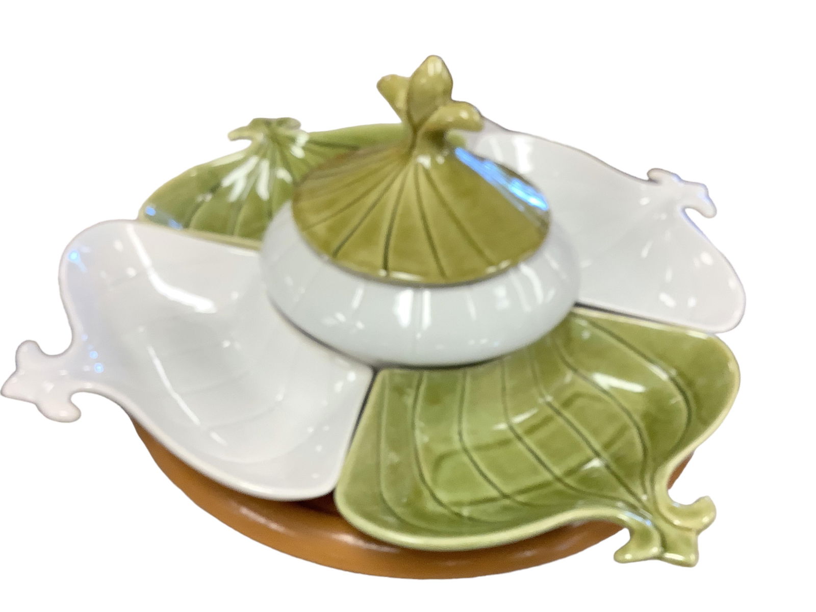 California Pottery Onion Shaped Serving Set (1 of 3)