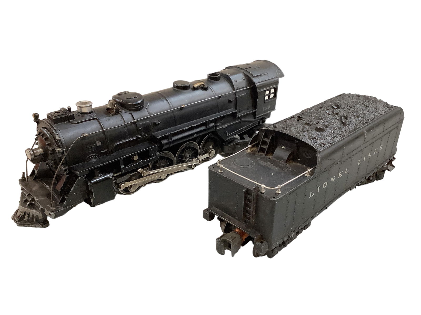 Lionel Postwar "O" Gauge #726 Penn Berkshire 2-8-4 Locomotive with #2426W Tender (1 of 3)