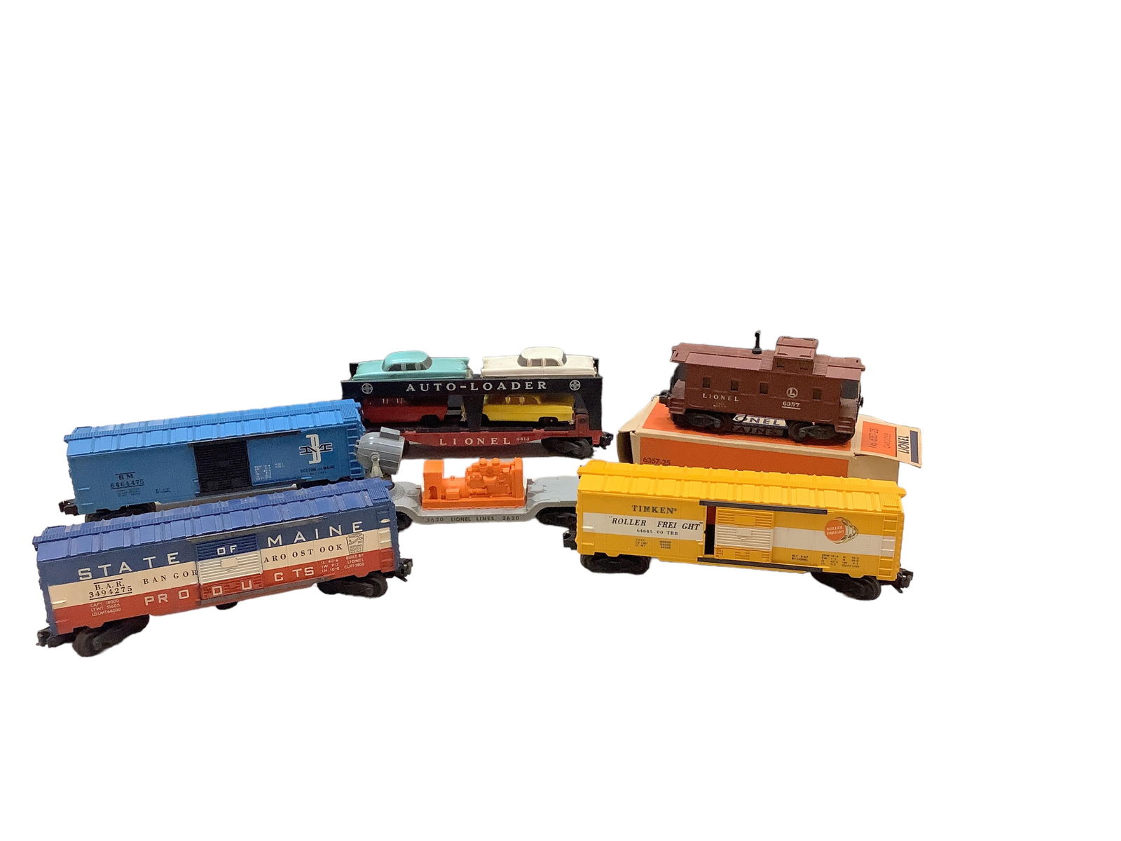 Lionel Postwar "O" Gauge Lot of (6) Cars (1 of 1)