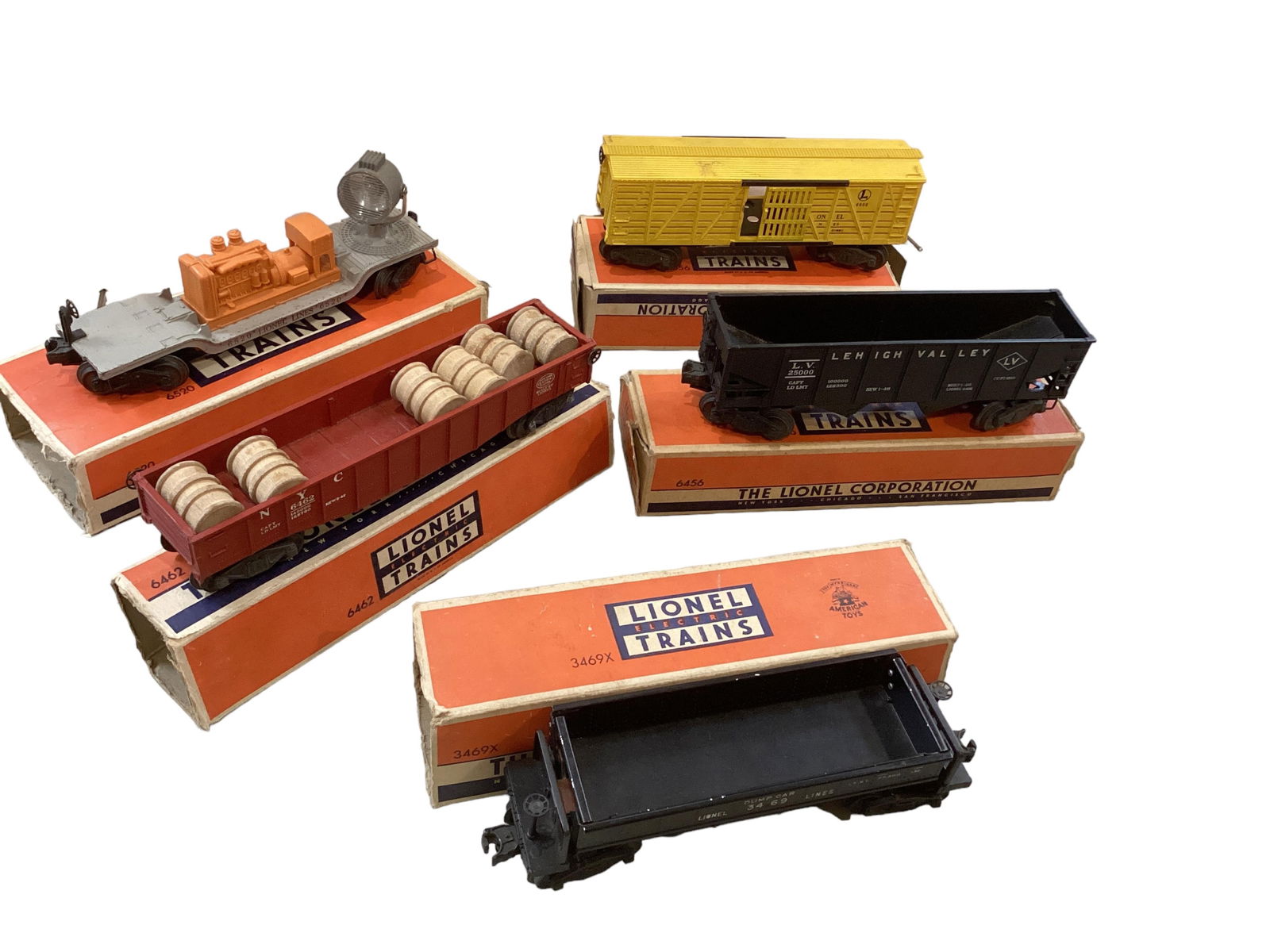 Lionel Post War "O" Gauge #3469, 6456, 6462, 6520, 6656 (1 of 1)