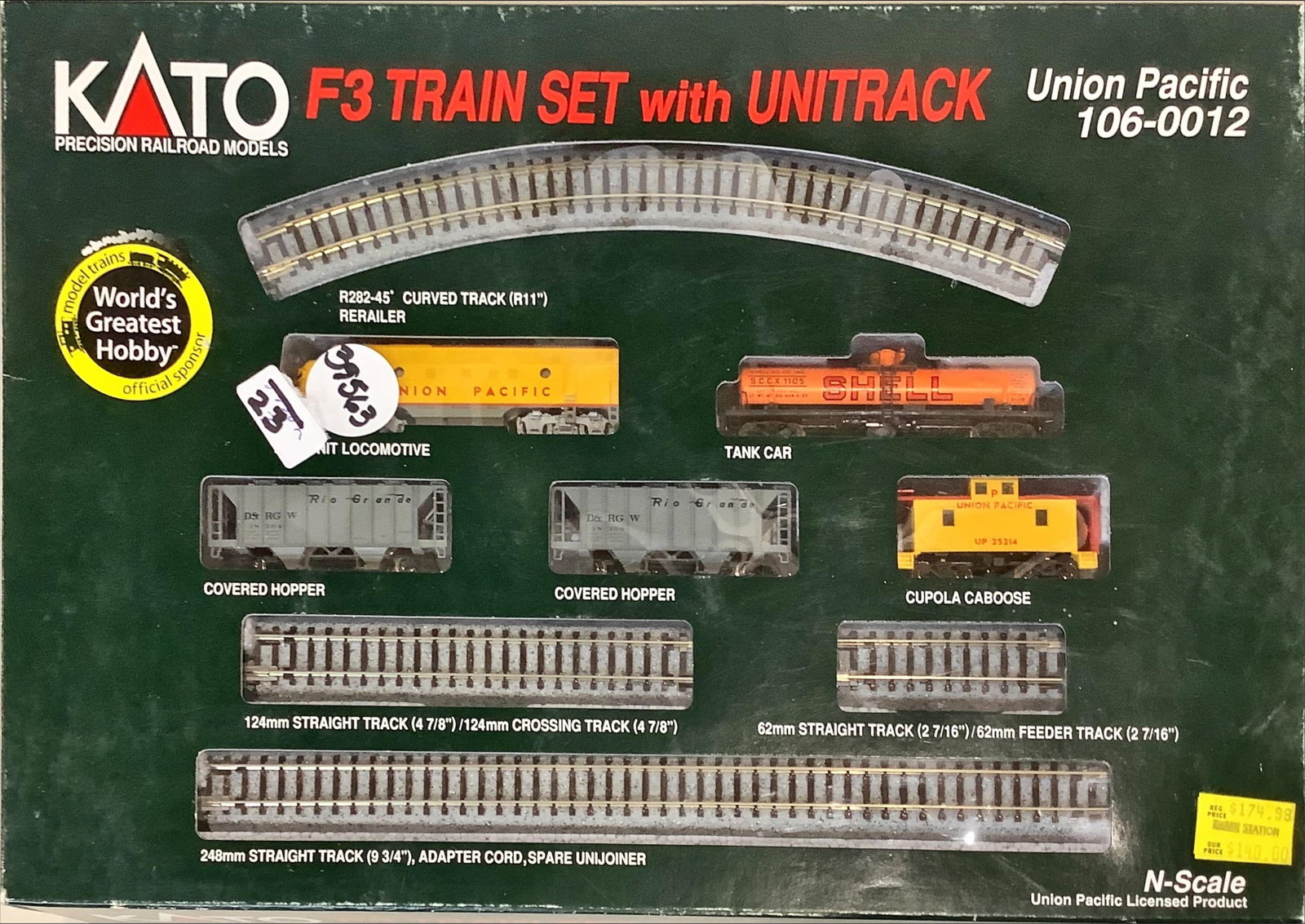 Kato "N" Gauge MTH Rail King - 10pc Real Trax (1 of 1)