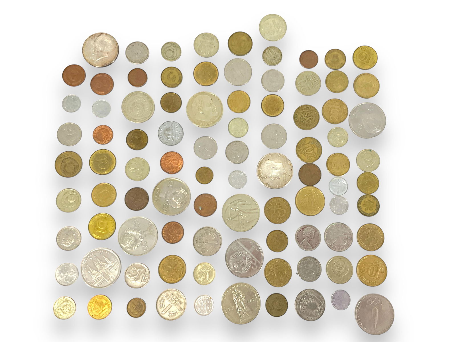 Foreign Coins and Half Dollar Coins (1 of 11)