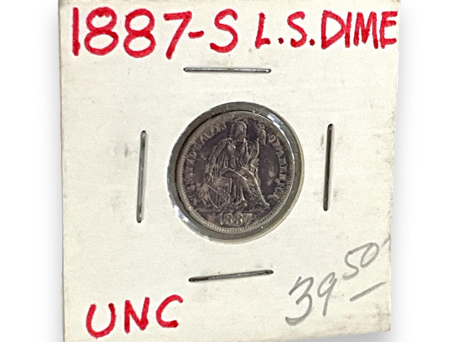 1887-S Seated Liberty Dime Coin (1 of 7)