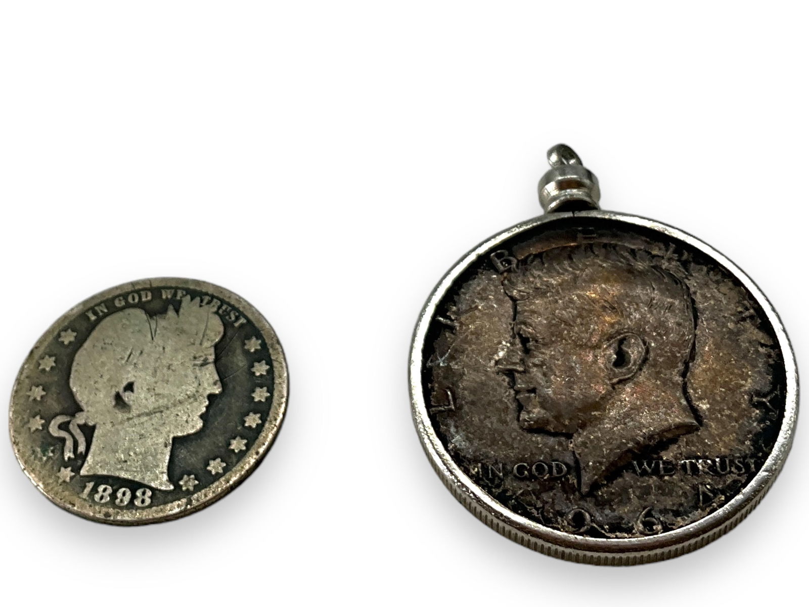 (1) U.S. Coin Pendant & (1) U.S. Coin (1 of 2)