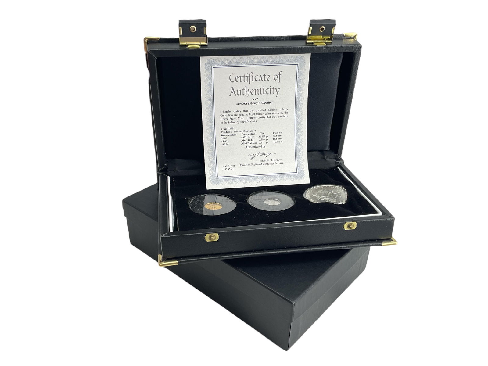 U.S. Mint 3-Coin Set in Black Box (1 of 5)