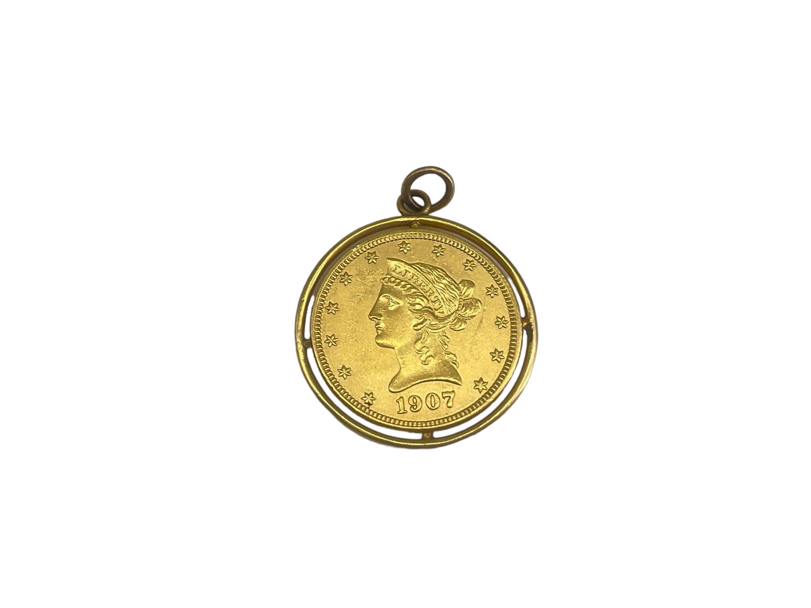 U.S. $10.00 Liberty Head Gold Coin Pendant (1 of 5)