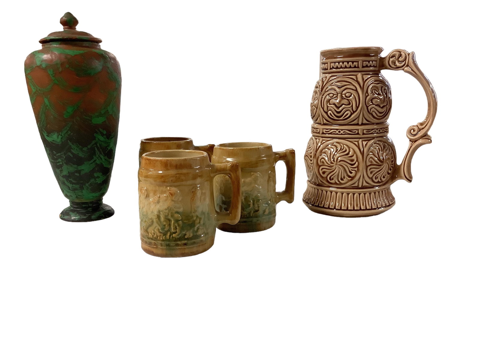 Vintage McCoy, Weller and Brush Ware (5) Items (1 of 8)