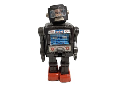 Vintage Tinplate Space Explorer Robot