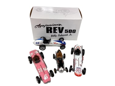 (4) Vintage Race Cars