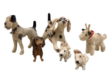 Vintage Miniature Felt Animals