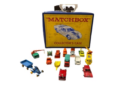 (15) Vintage Matchbox Car with Collector's Case