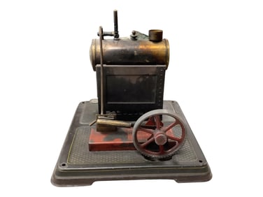 Stationary Steam Plant Approx 7.25"L x 7.25"W x 7.5"H