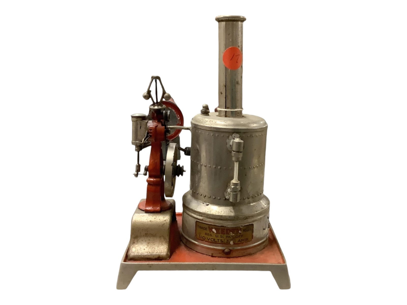 Rare 1927 Weeden Electric Steam Engine Toy 5.75"W x 4.75"D x 9.5"H (1 of 6)