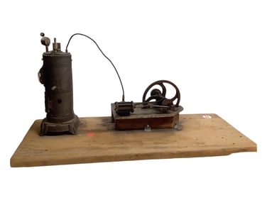 Josef Falk Antique Boiler and Flywheel