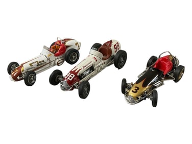 (3) Vintage Race Cars