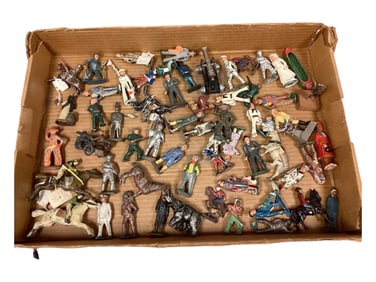 Assortment of Lead & Metal Figures & Animals