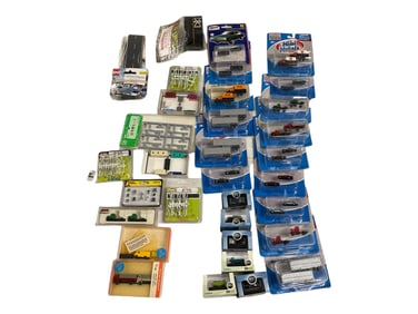 Mini Metal and Other Brands of Car and Truck and Miscellaneous Items, "N" Scale