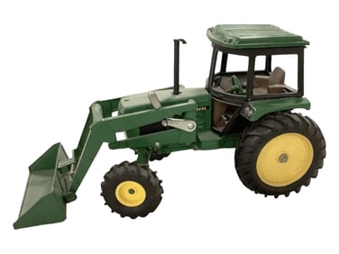 ERTL John Deere 2755 Die Cast Metal Cab Tractor with Front Loader
