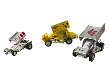 (3) Vintage Champions Sprint Race Cars.