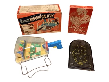 (2) Miniature Pinball Games in Original Boxes Revell and Hero