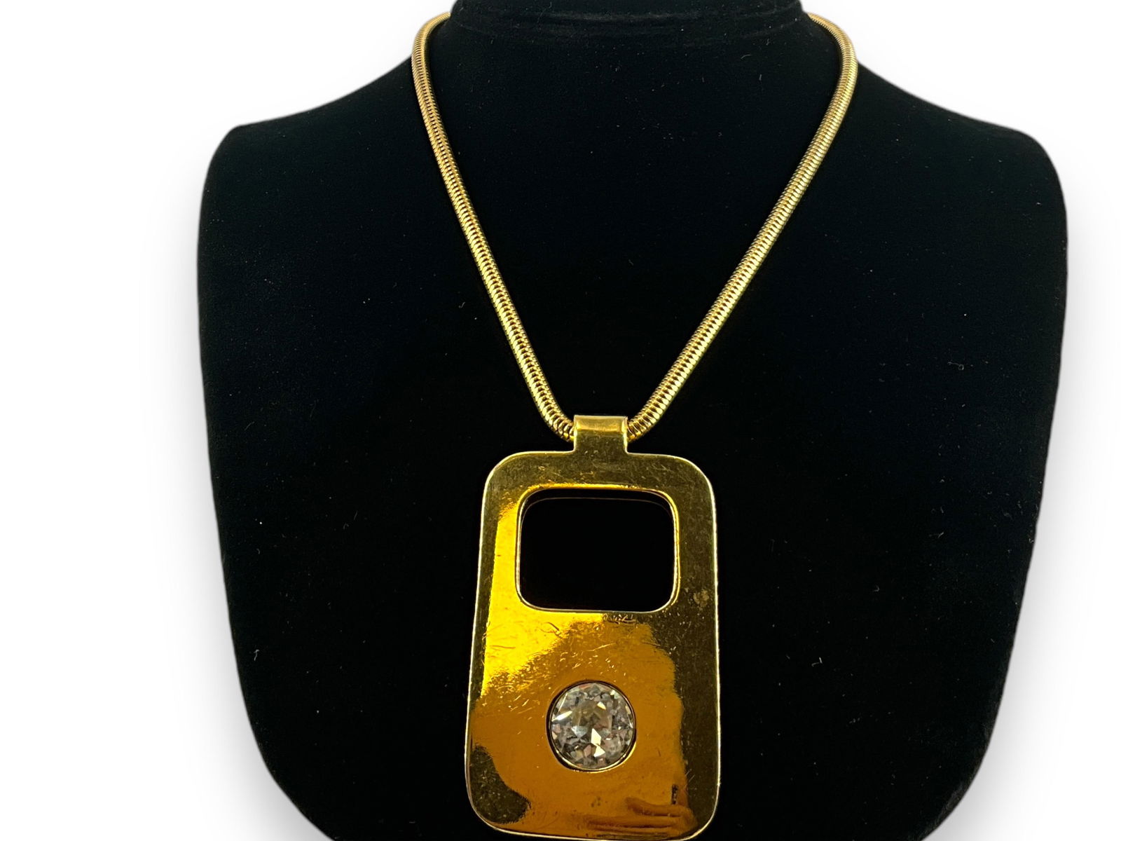 Bold Fashion Necklace Signed "Lanvin Paris" (1 of 3)