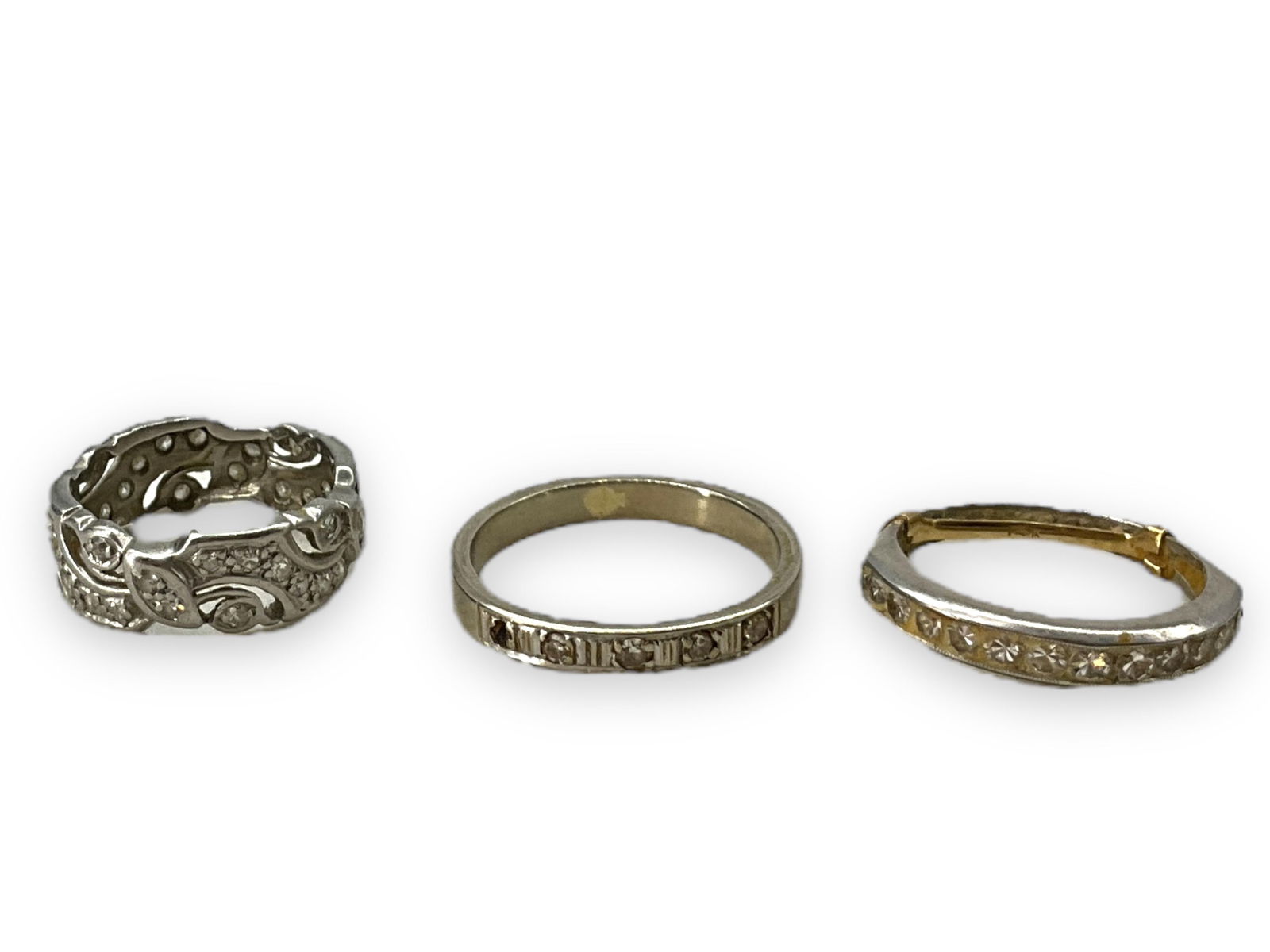 Three Rings With Diamonds (1 of 4)