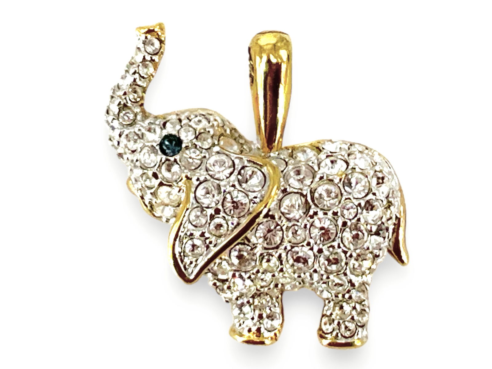 Swarovski Crystal Elephant Pendant (1 of 4)