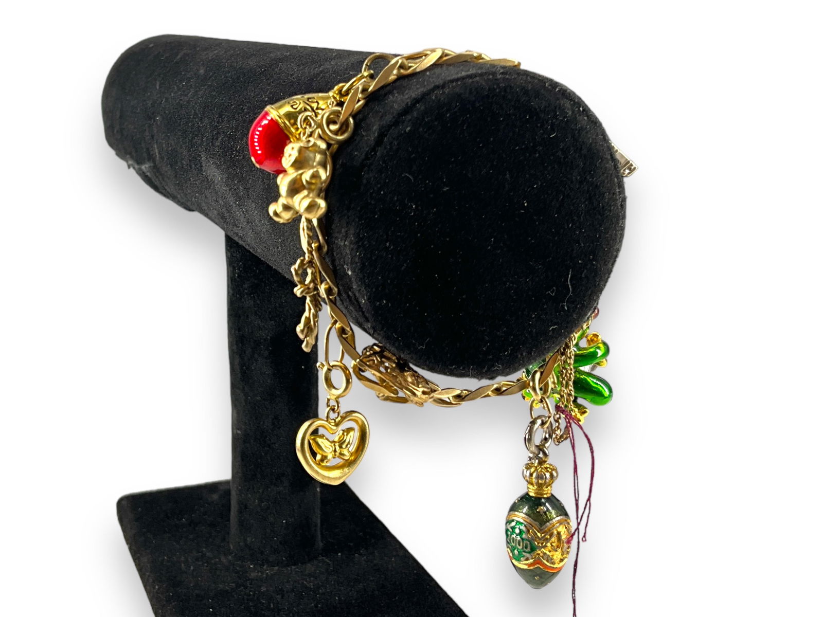 14kt Yellow Gold Bracelet With Charms (1 of 4)