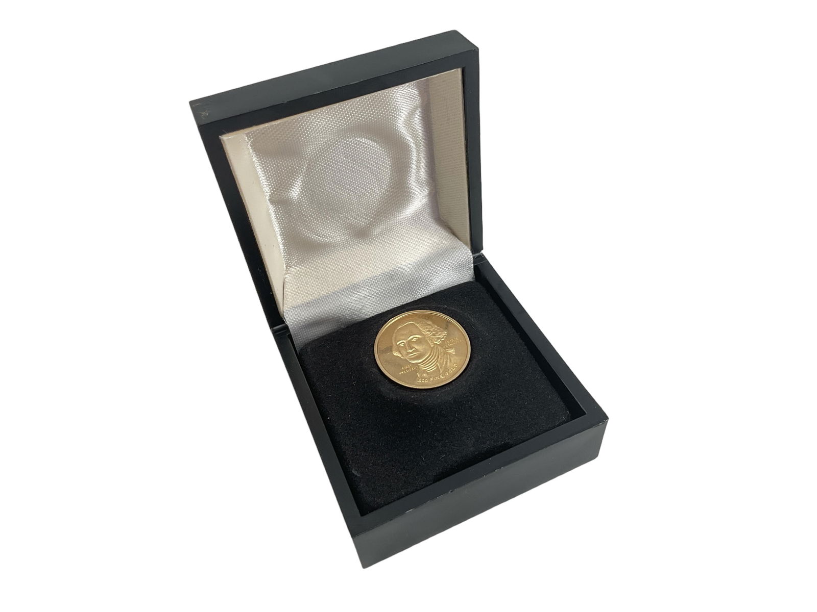George Washington 50% Fine Gold Bullion Token in Black Box (1 of 6)