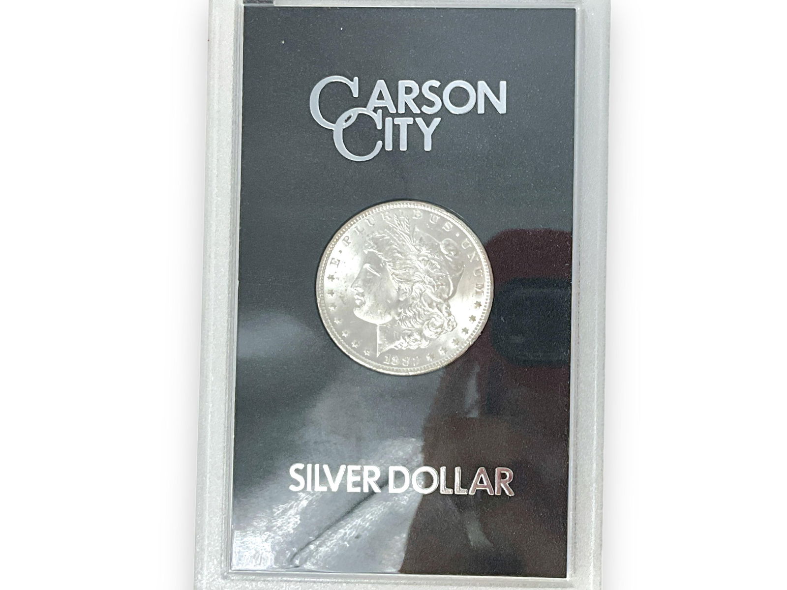 1882-CC Carson City Morgan Silver Dollar Coin in Case (1 of 5)