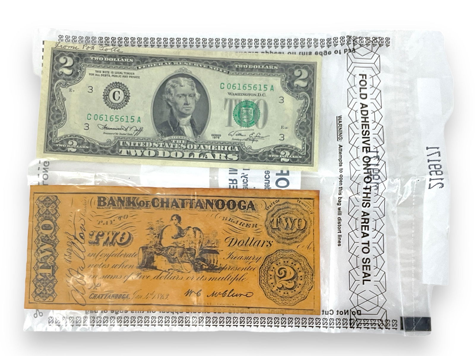 $2.00 Note and Facsimile CSA Note (1 of 7)