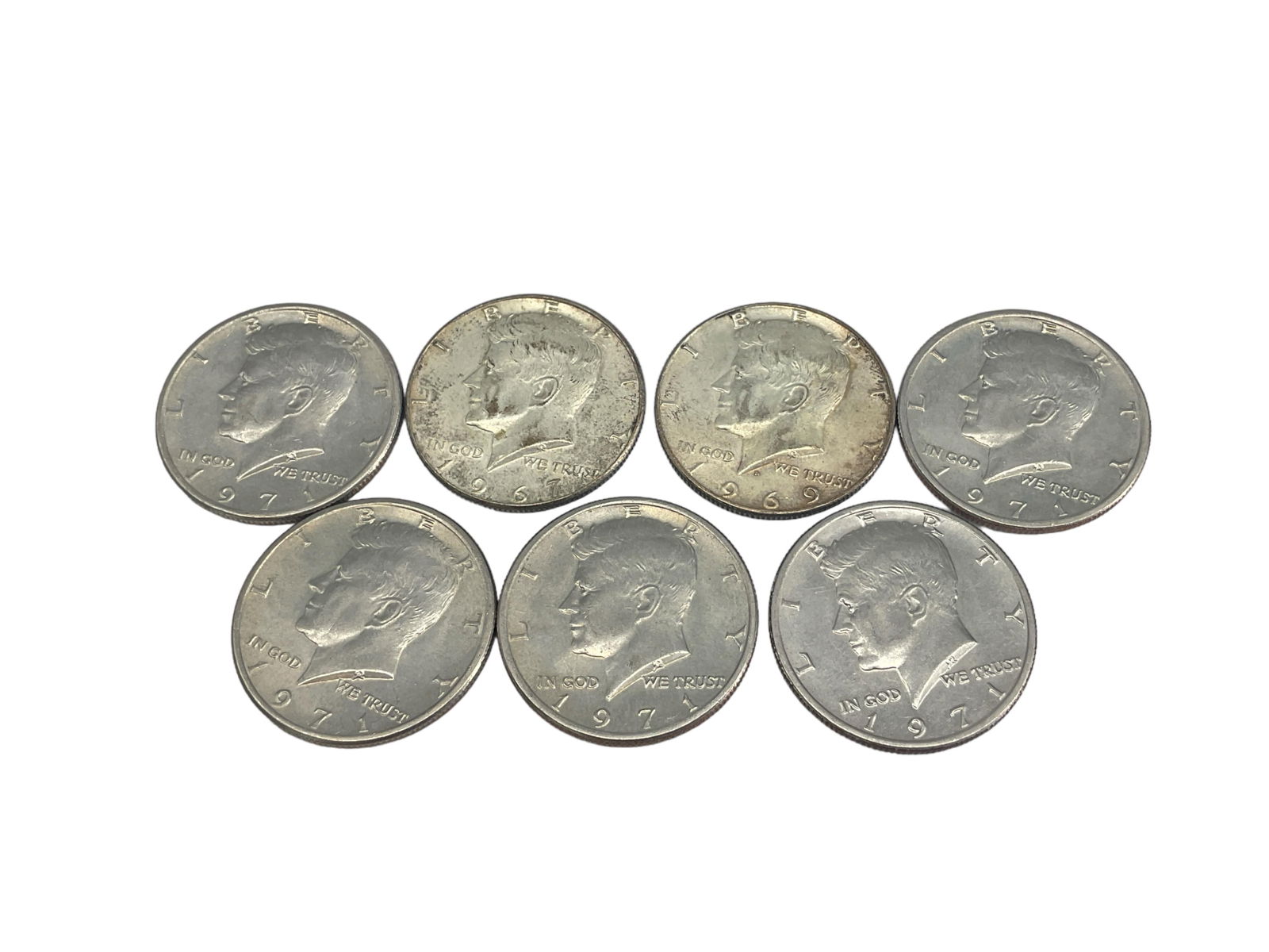 (7) U.S. Half Dollars (1 of 4)