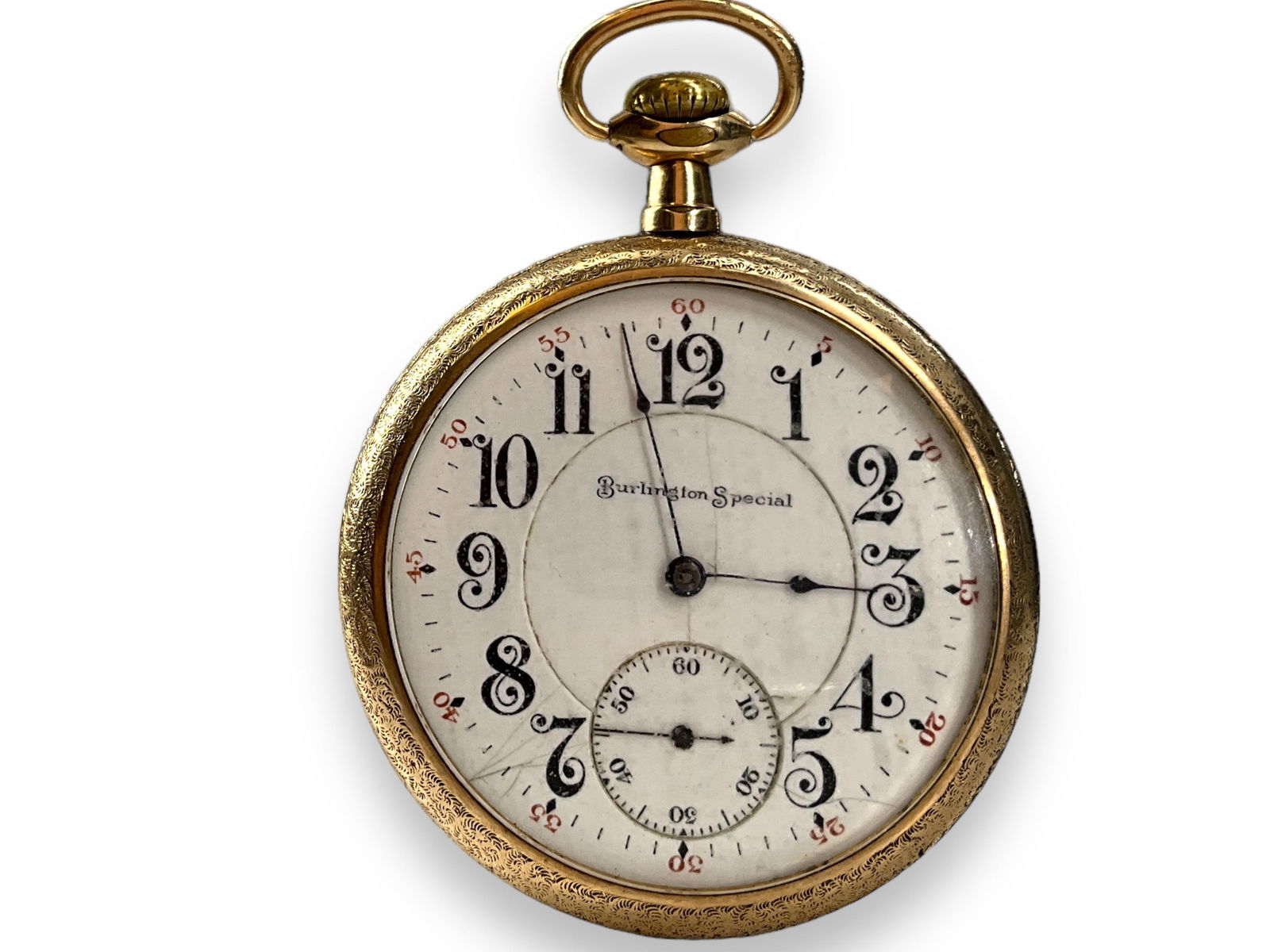 Burlington Special Pocket Watch from Illinois (1 of 5)