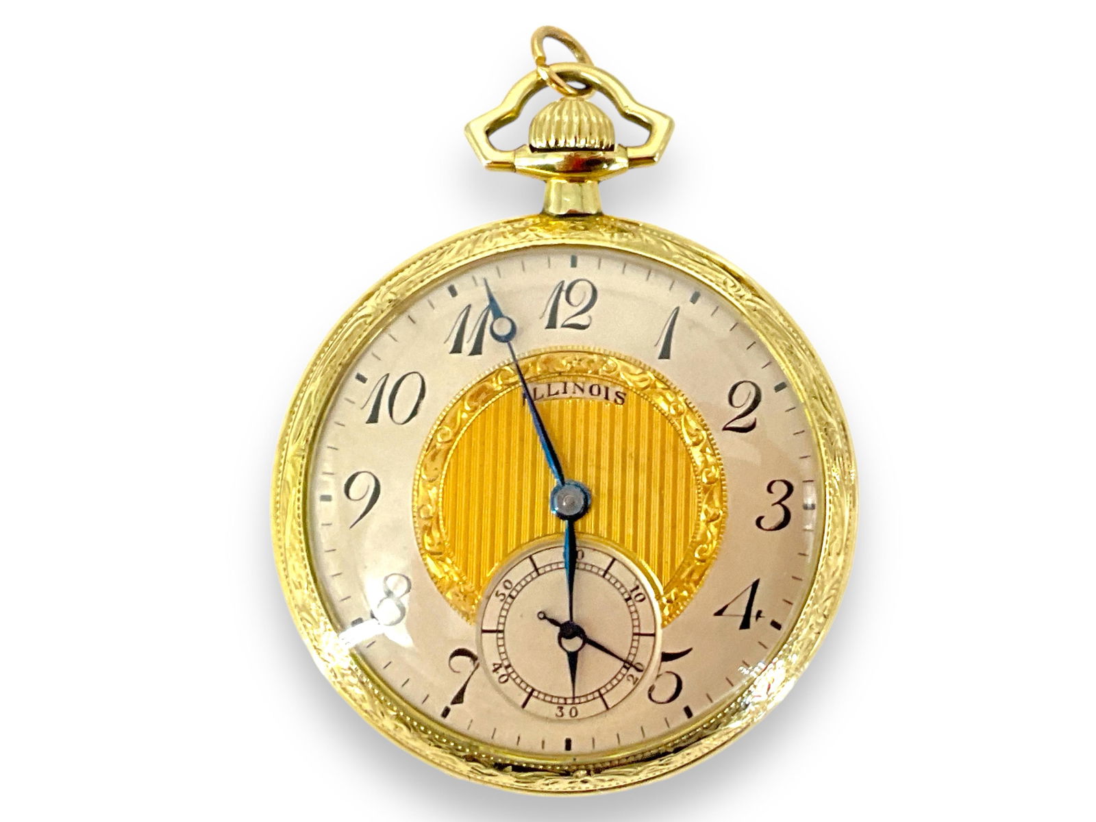 Beautiful Vintage Illinois Pocket Watch from Prominent Ohio Racetrack Owner (1 of 5)