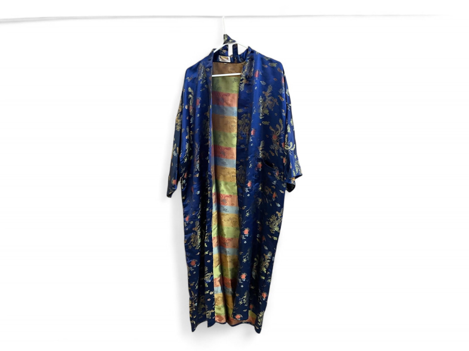 Asian Robe: Asian Robe 52" L 20 " Across Shoulder.Marked XL
