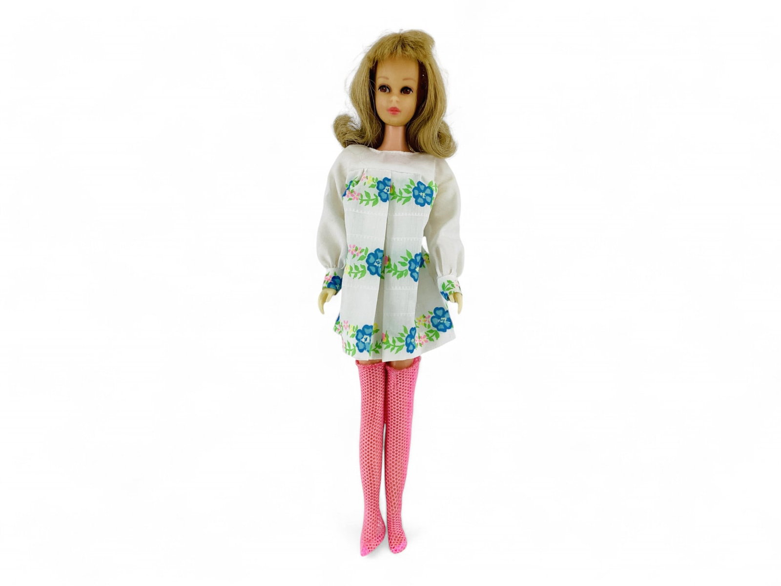 Stunning Blond S/L Francie Wearing Sugar Sheers: Stunning Blond S/L Francie Wearing Sugar Sheers (1) Francie doll including : beautiful original styled blond hair - makeup is perfect - no neck splits or green ear - arms are lighter than the rest of 