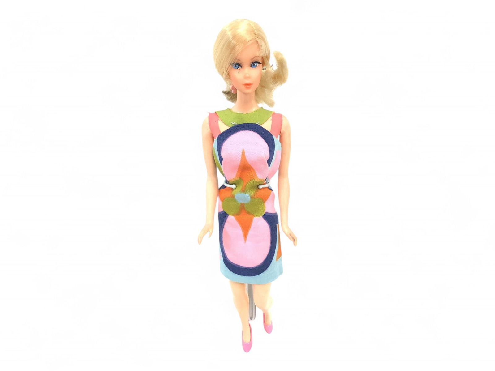 Stunning Blonde TNT Talking Barbie wearing Original Bikini and Sunflower Dress (1 of 4)