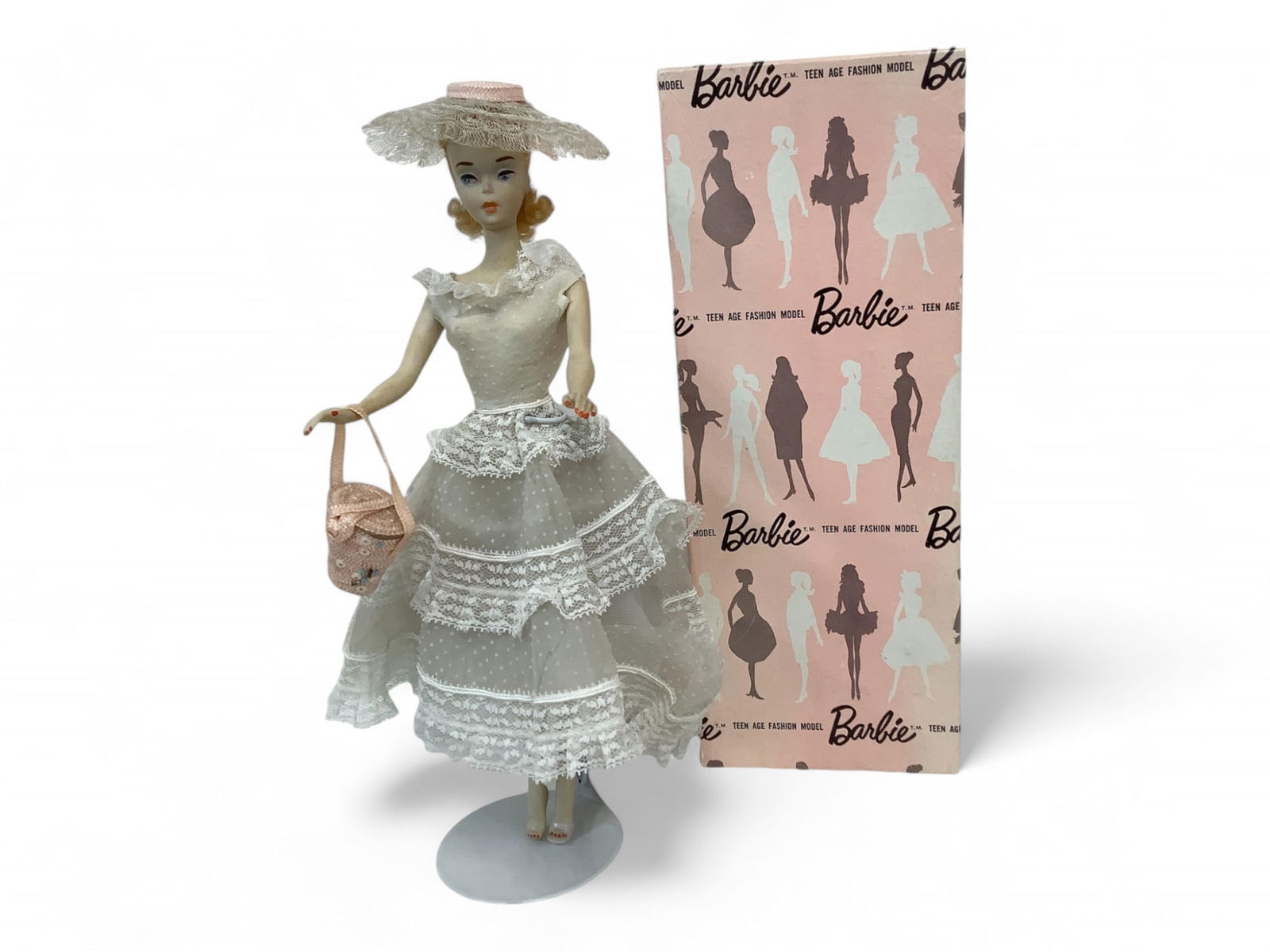 Fantastic Find ! # 3 Barbie With Pink Dressed Display Box Wearing Plantation Belle (1 of 14)