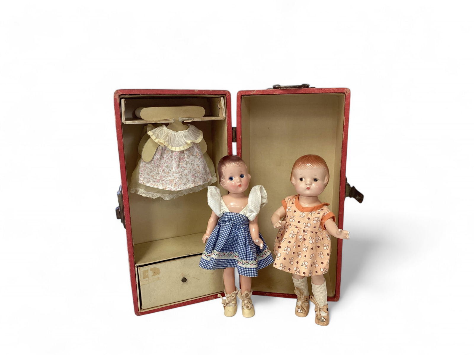 (2) 9" Effanbee Dolls with Trunk (1 of 7)