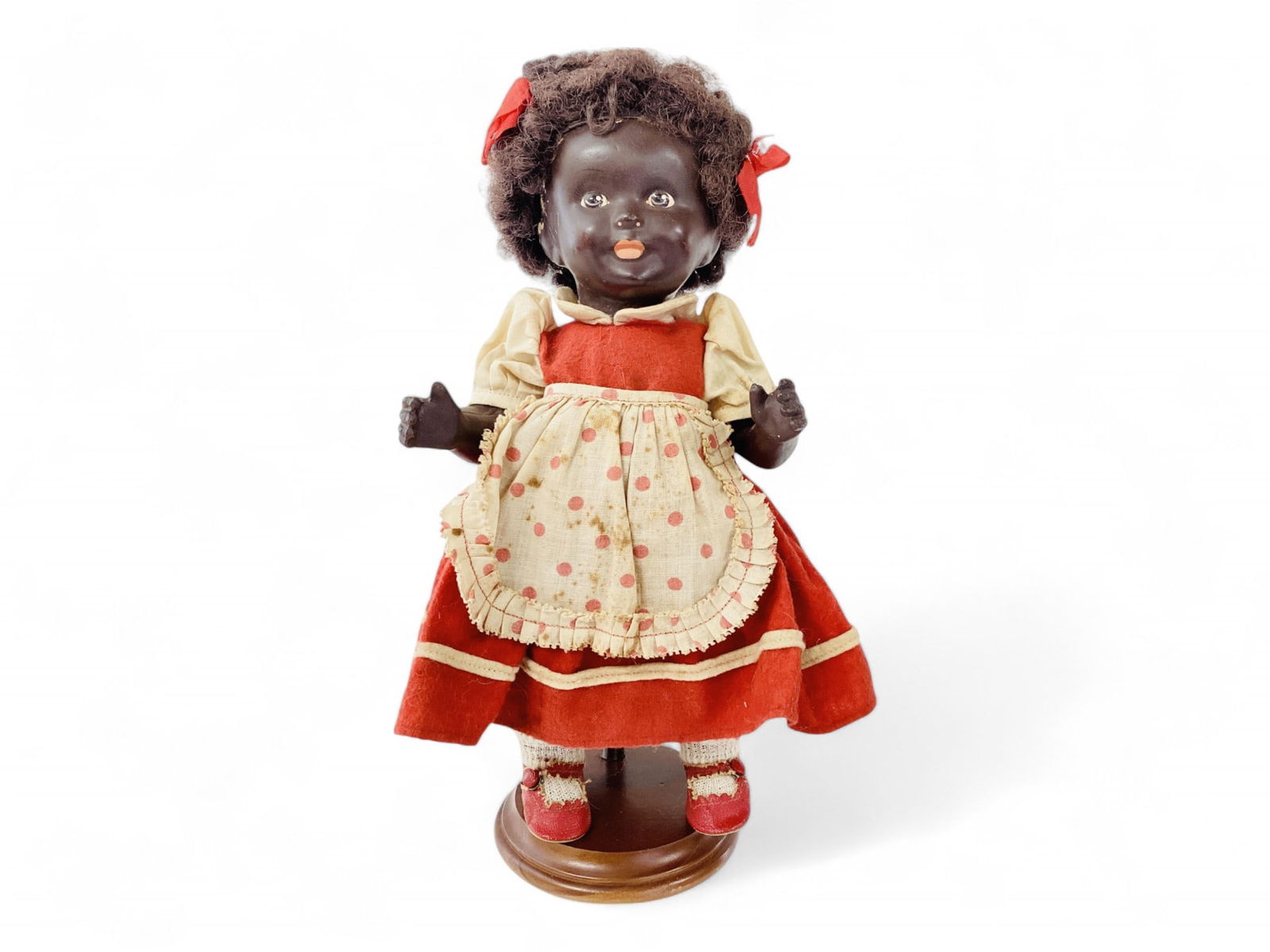 German Painted Bisque socket head girl. (1 of 5)