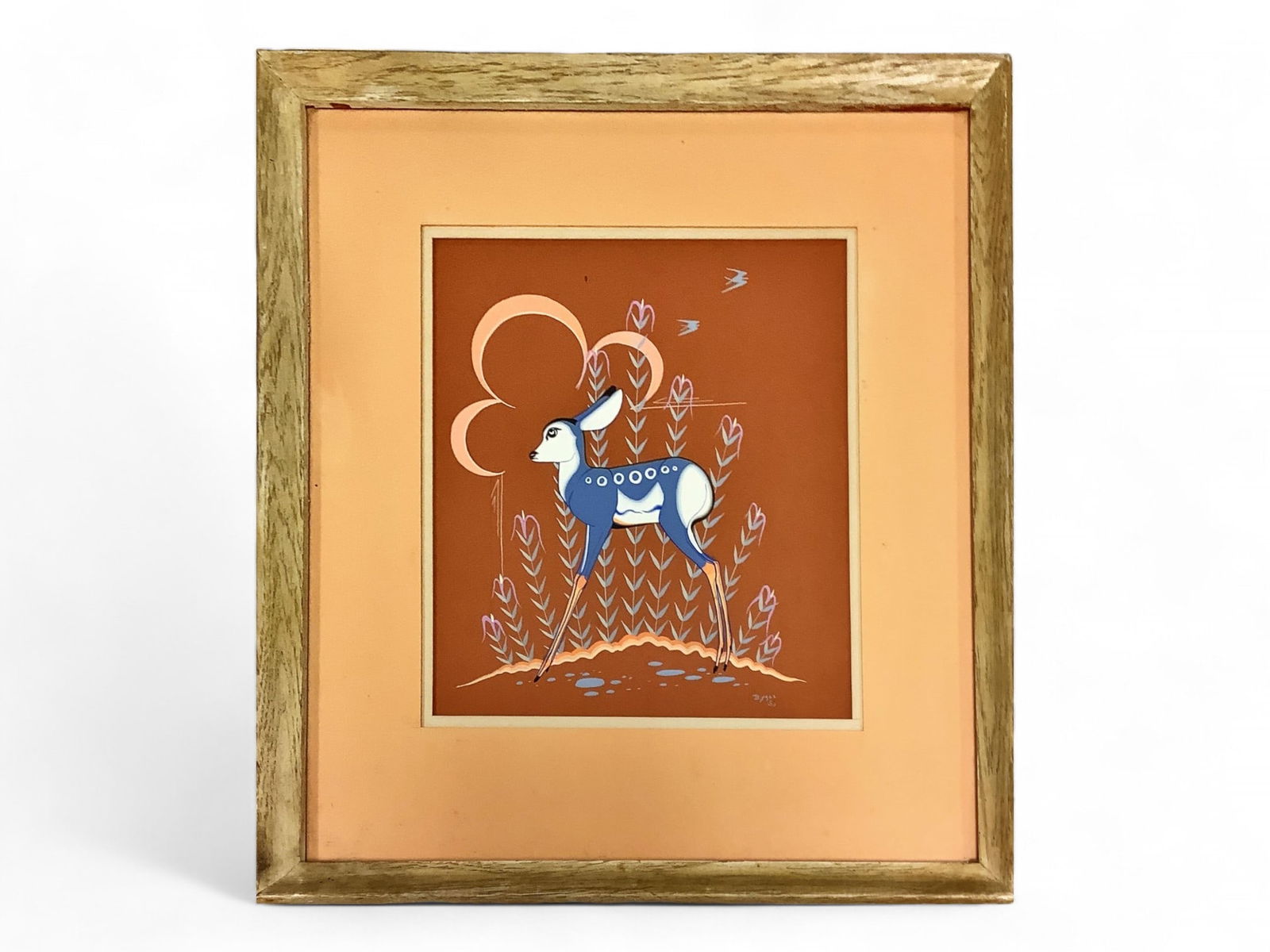 Original Signed Painting of Baby Deer (1 of 5)