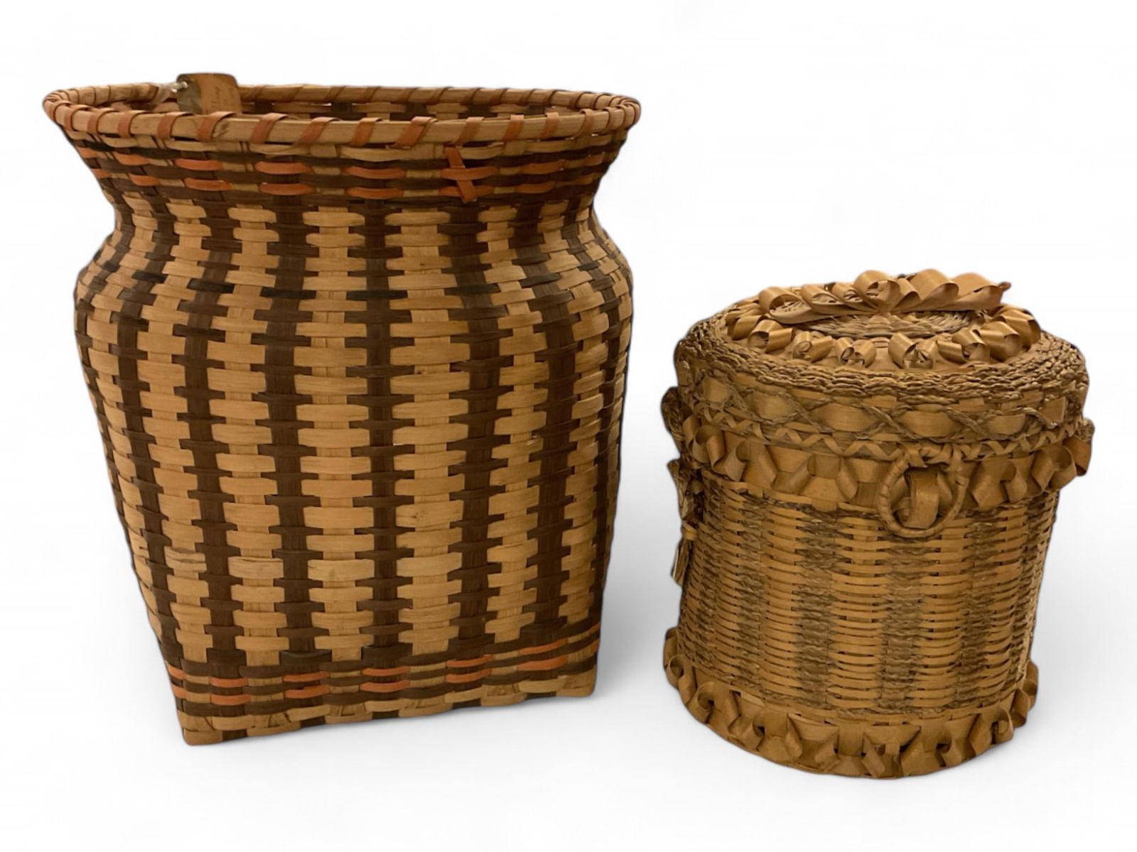 (2) Cherokee Baskets. (1 of 4)