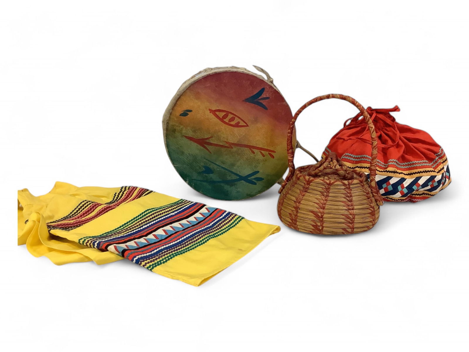 Eclectic Group of Vintage American Indian Items (1 of 10)