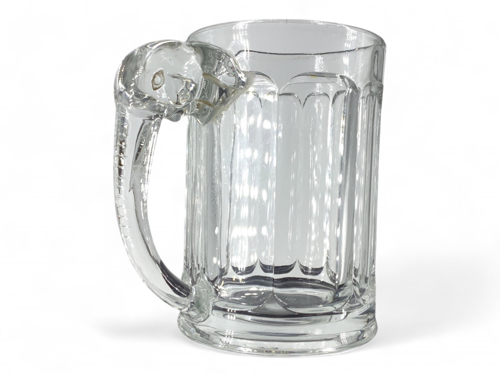 Heisey #1951A 16 oz Elephant Handle Mug H: Heisey #1951A 16 oz Elephant Handle Mug H