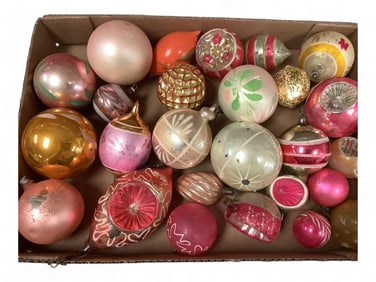 Vintage Glass Christmas Ornaments