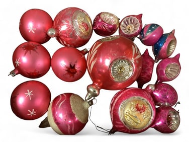 Vintage Glass Christmas Ornaments
