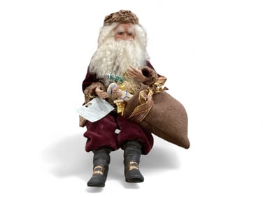 Artist Joanne Turner Czeiszperger Santa Figure