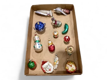 Figural Christmas Ornaments From Germany - Czech and Columbia